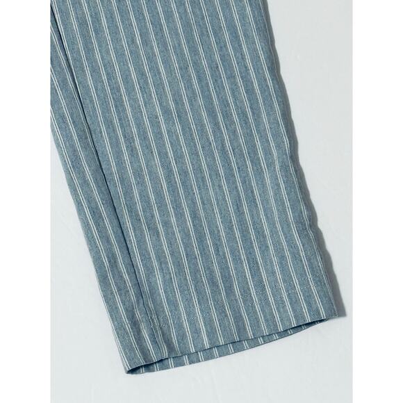 DKNY Blue and White Striped Pants, Size M - Picture 4 of 5